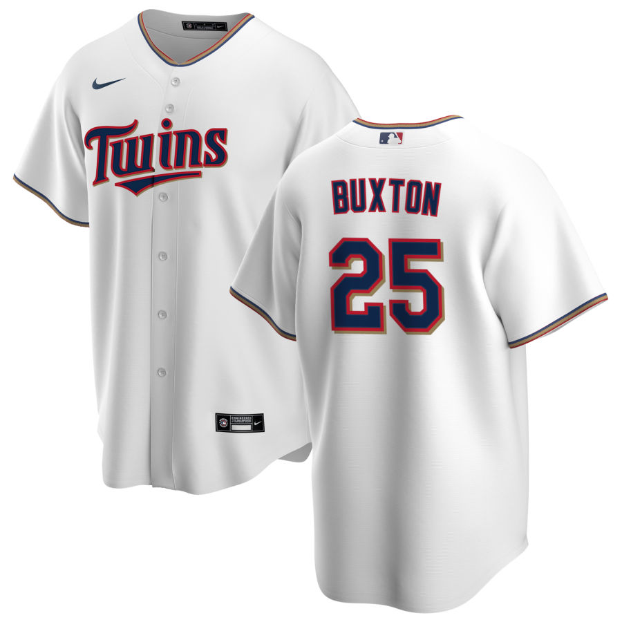 Nike Men #25 Byron Buxton Minnesota Twins Baseball Jerseys Sale-White